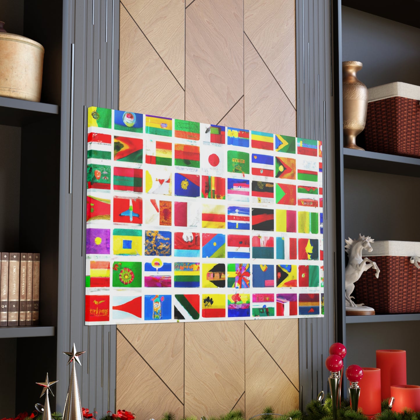 Emily Myerhoff (1852-1906) - Flags Of The World Canvas Wall Art