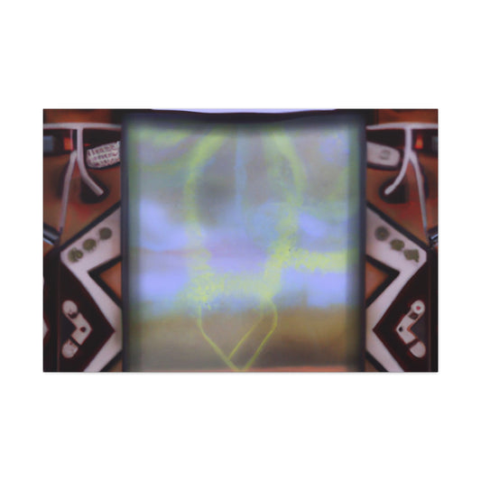 Running Elk - Native American Indian Canvas Wall Art