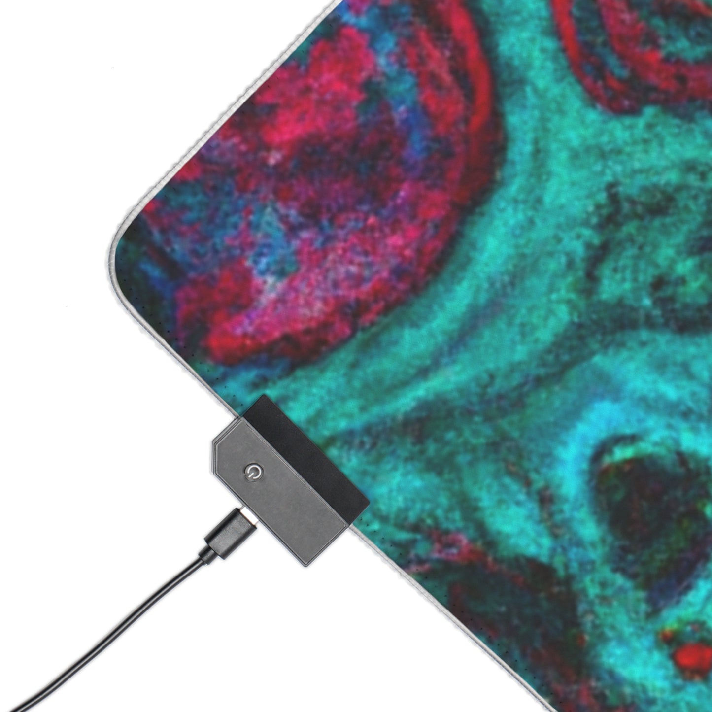 Stanley Sparkplug - Psychedelic Trippy LED Light Up Gaming Mouse Pad