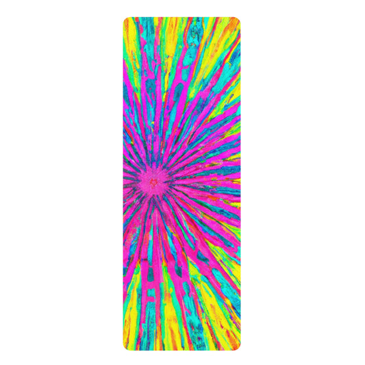 Aparna Chandra - Psychedelic Yoga Exercise Workout Mat - 24″ x 68"