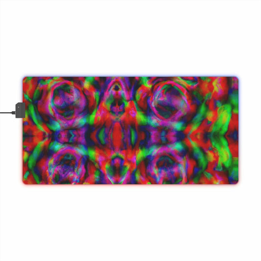 Lil' Twinkle Toes - Psychedelic Trippy LED Light Up Gaming Mouse Pad