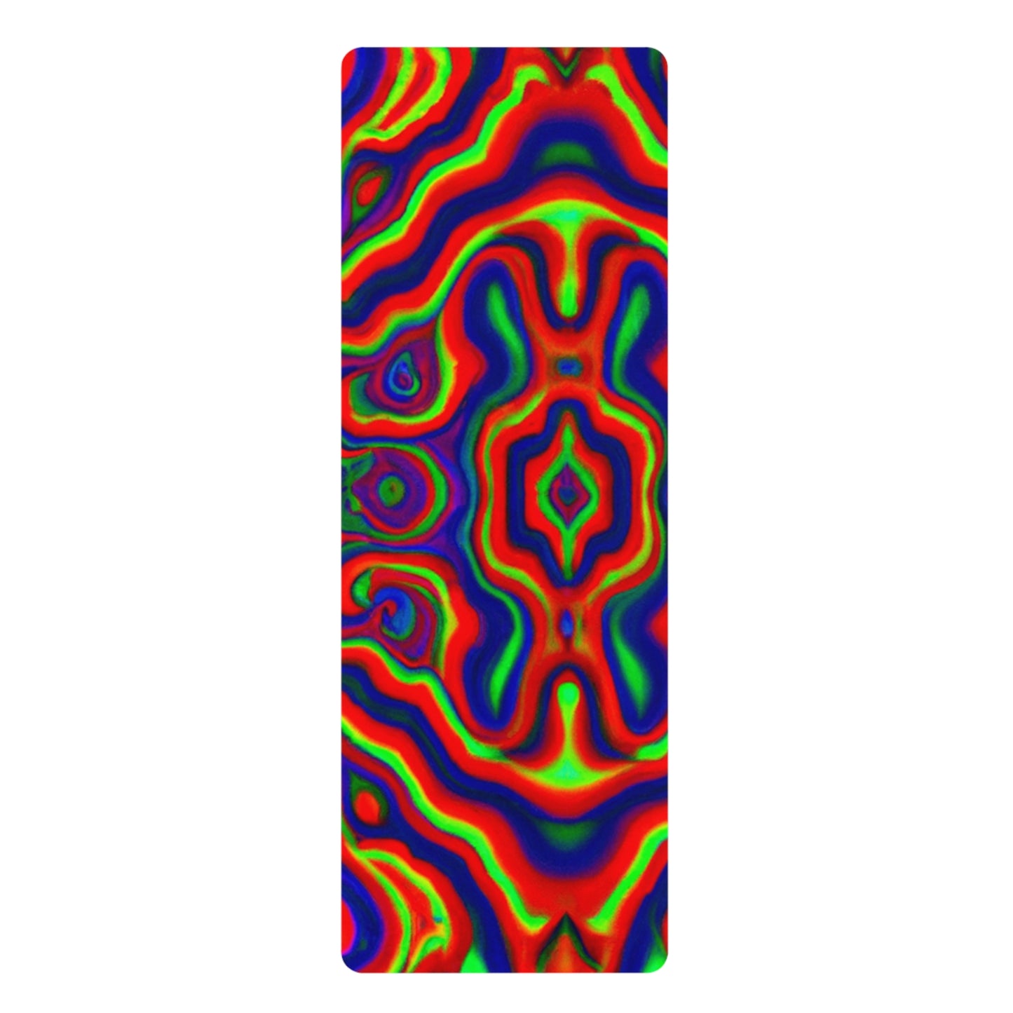 Santoshi Dharma - Psychedelic Yoga Exercise Workout Mat - 24″ x 68"