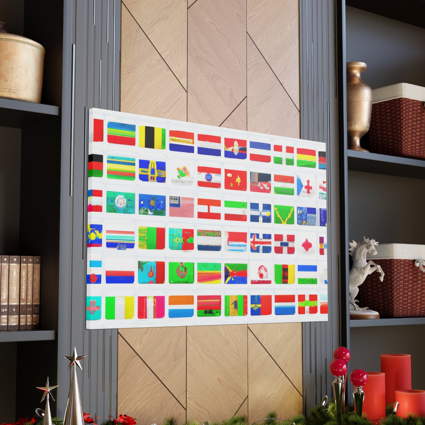 William Carson Reynolds - Flags Of The World Canvas Wall Art