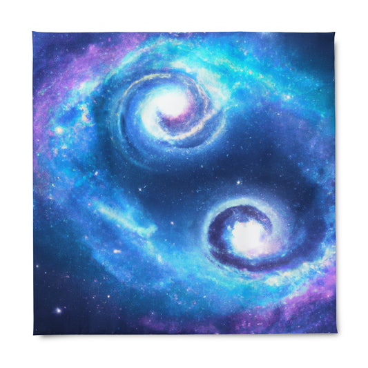The Starry Dream of Amelia - Astronomy Duvet Bed Cover
