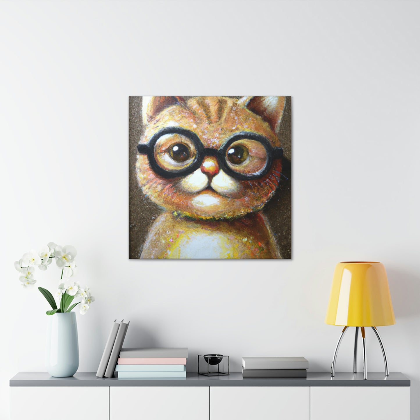 Patches McMeowington - Cat Lovers Canvas Wall Art