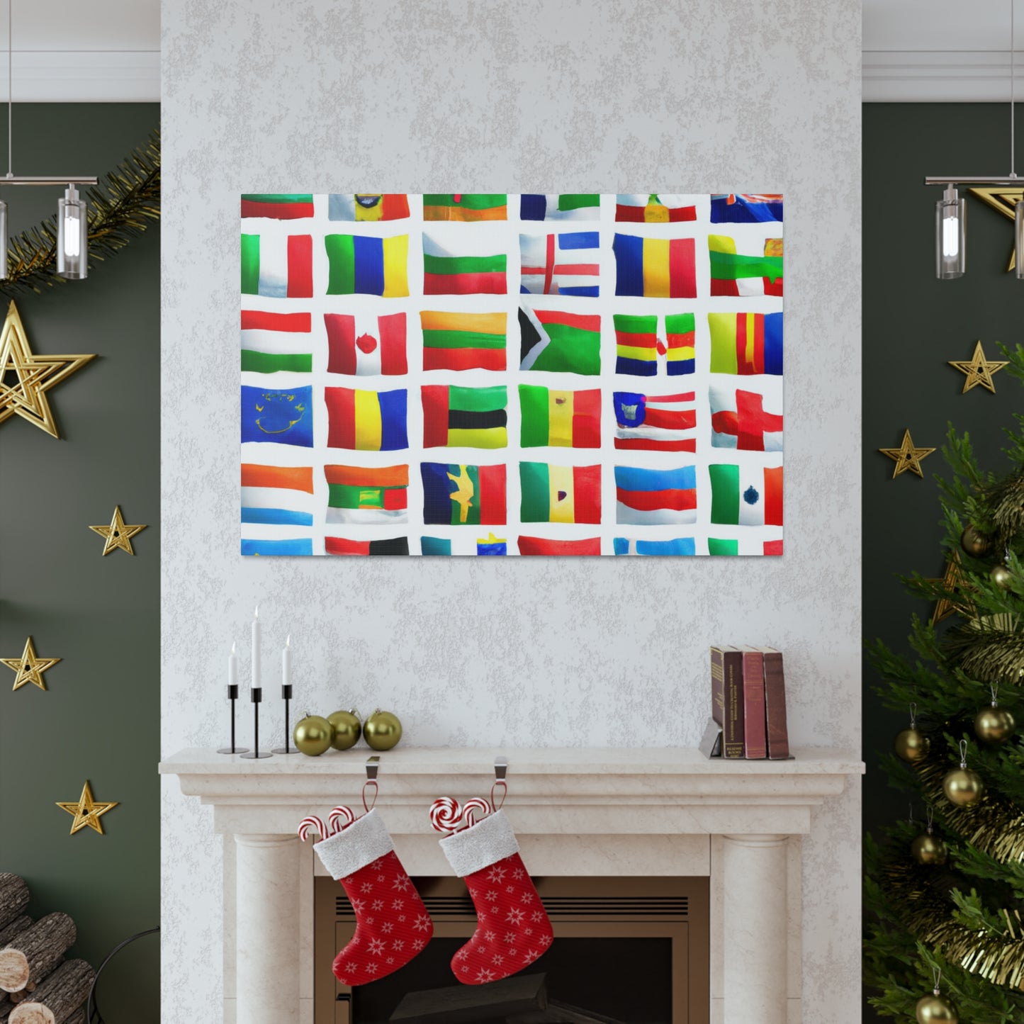 .

Josephine Bacon-Frye (1837-1893) - Flags Of The World Canvas Wall Art