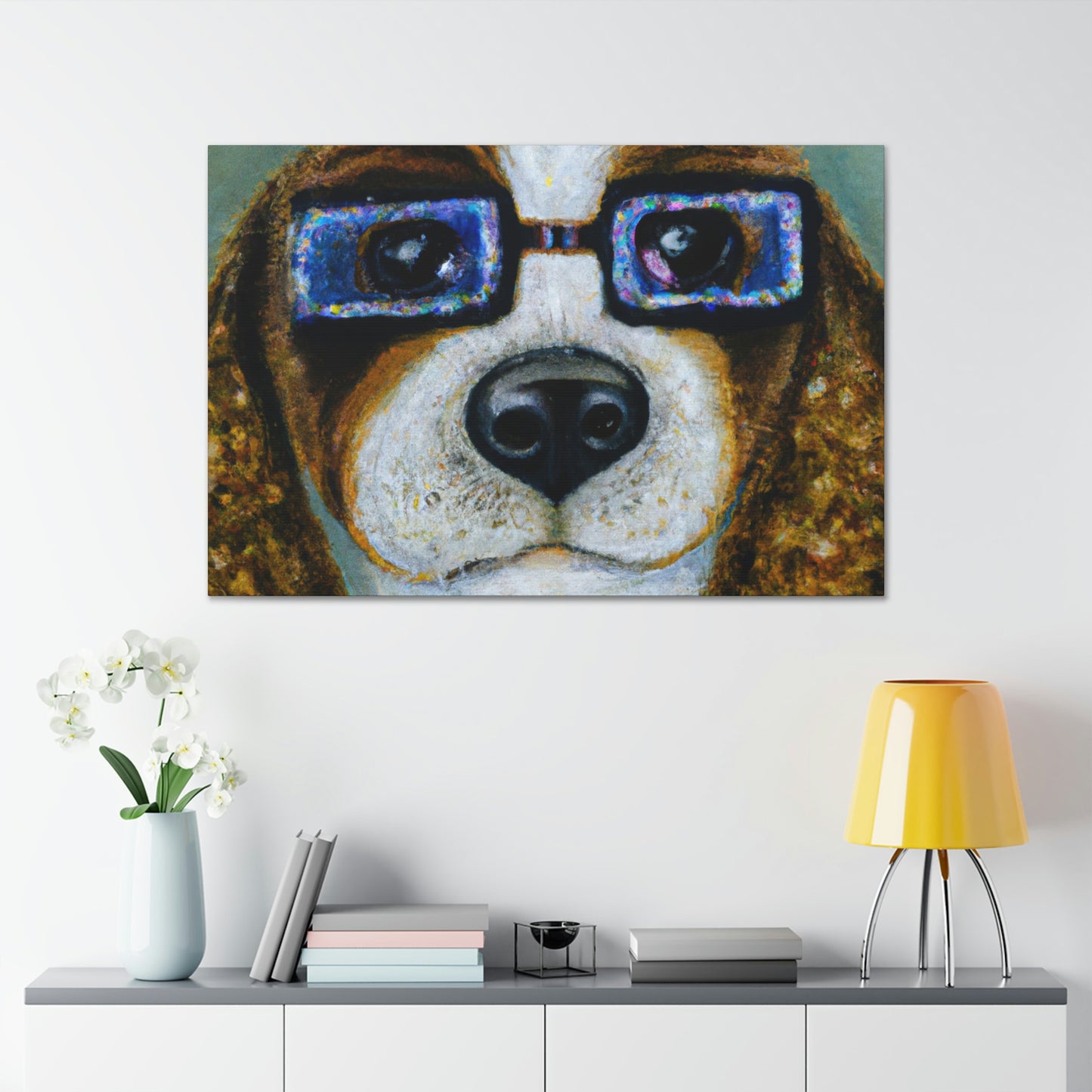 Snoopy the Brave. - Dog Lovers Canvas Wall Art