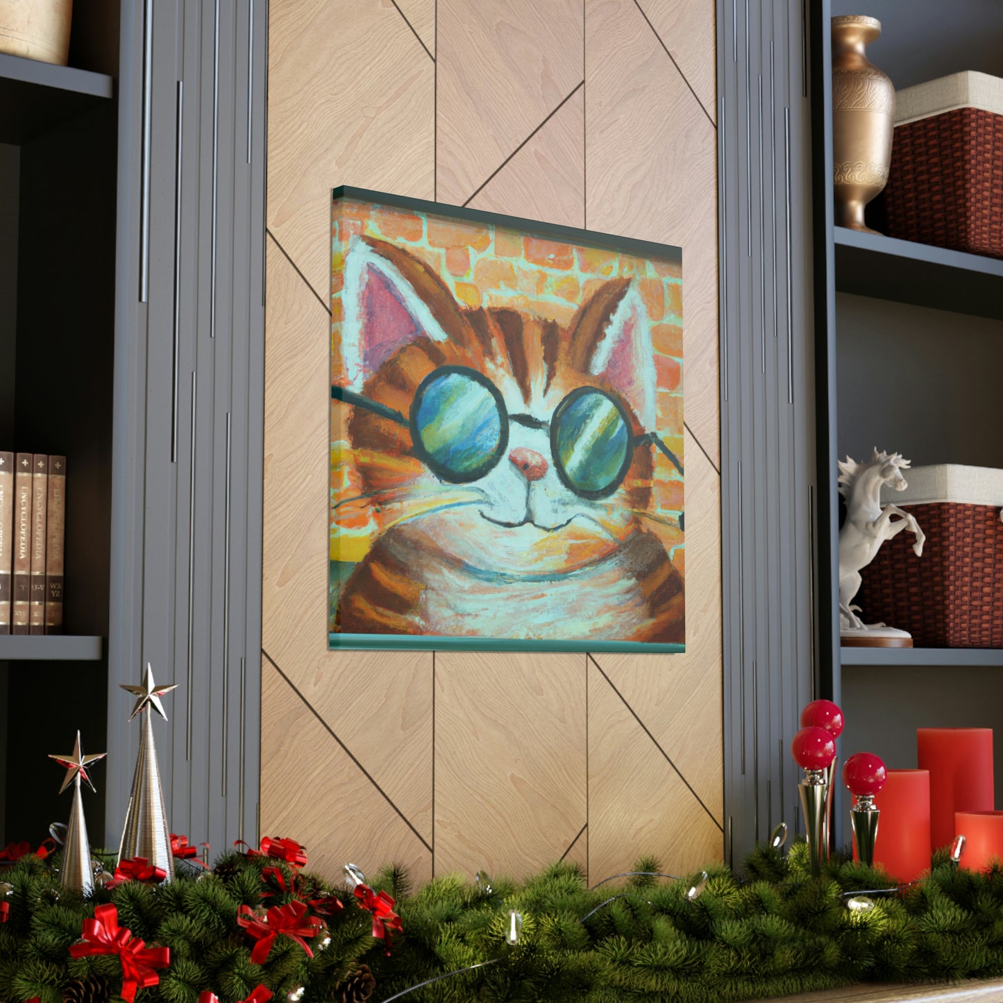 Snickers McDoodlebum - Cat Lovers Canvas Wall Art