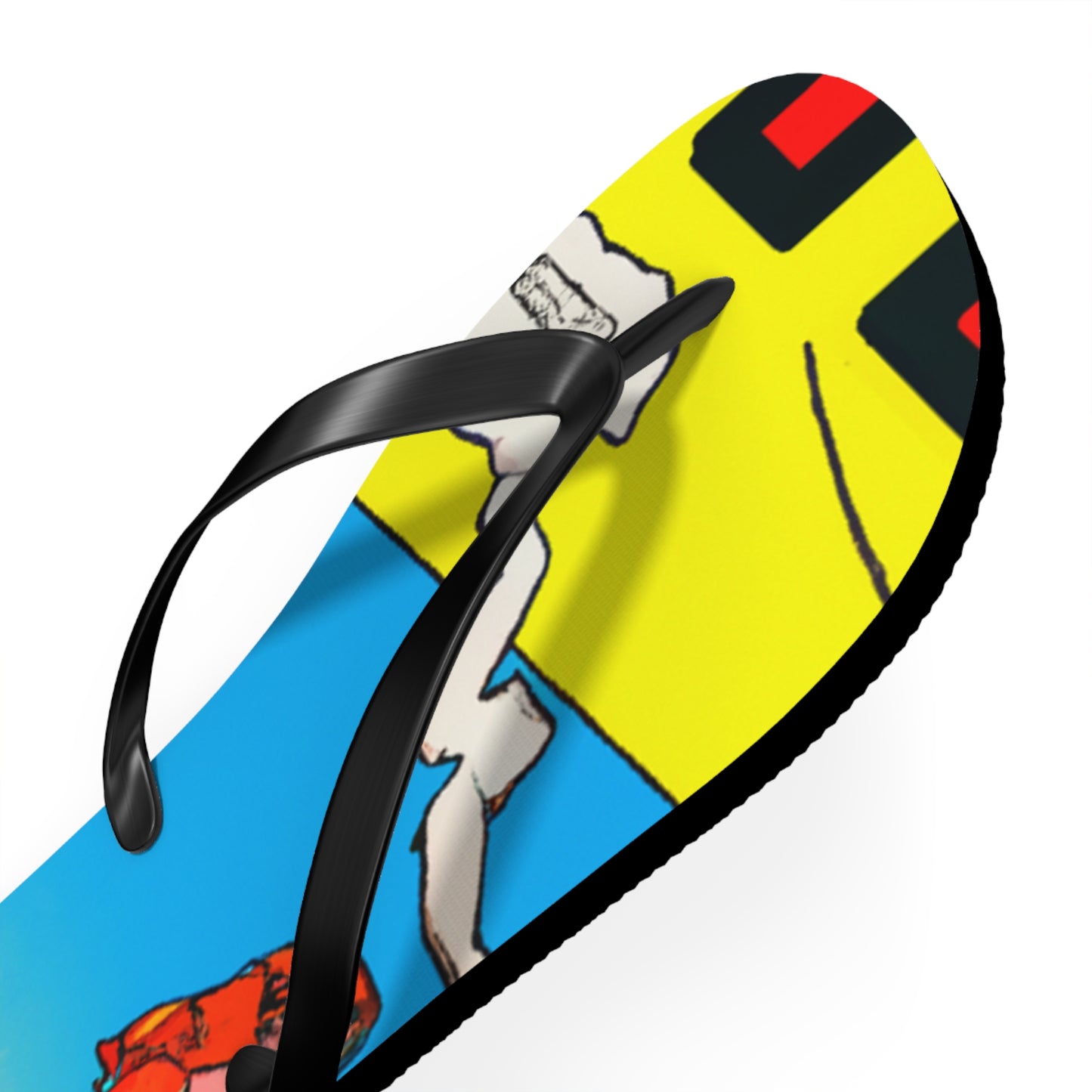 Super Bolt Lightning - Comics Collector Flip Flop Beach Sandals