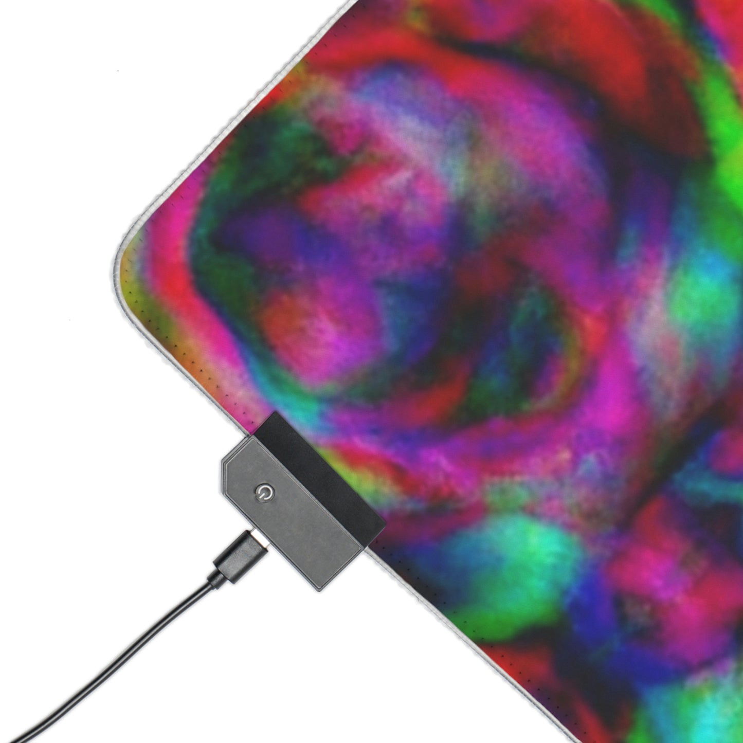 Lil' Twinkle Toes - Psychedelic Trippy LED Light Up Gaming Mouse Pad