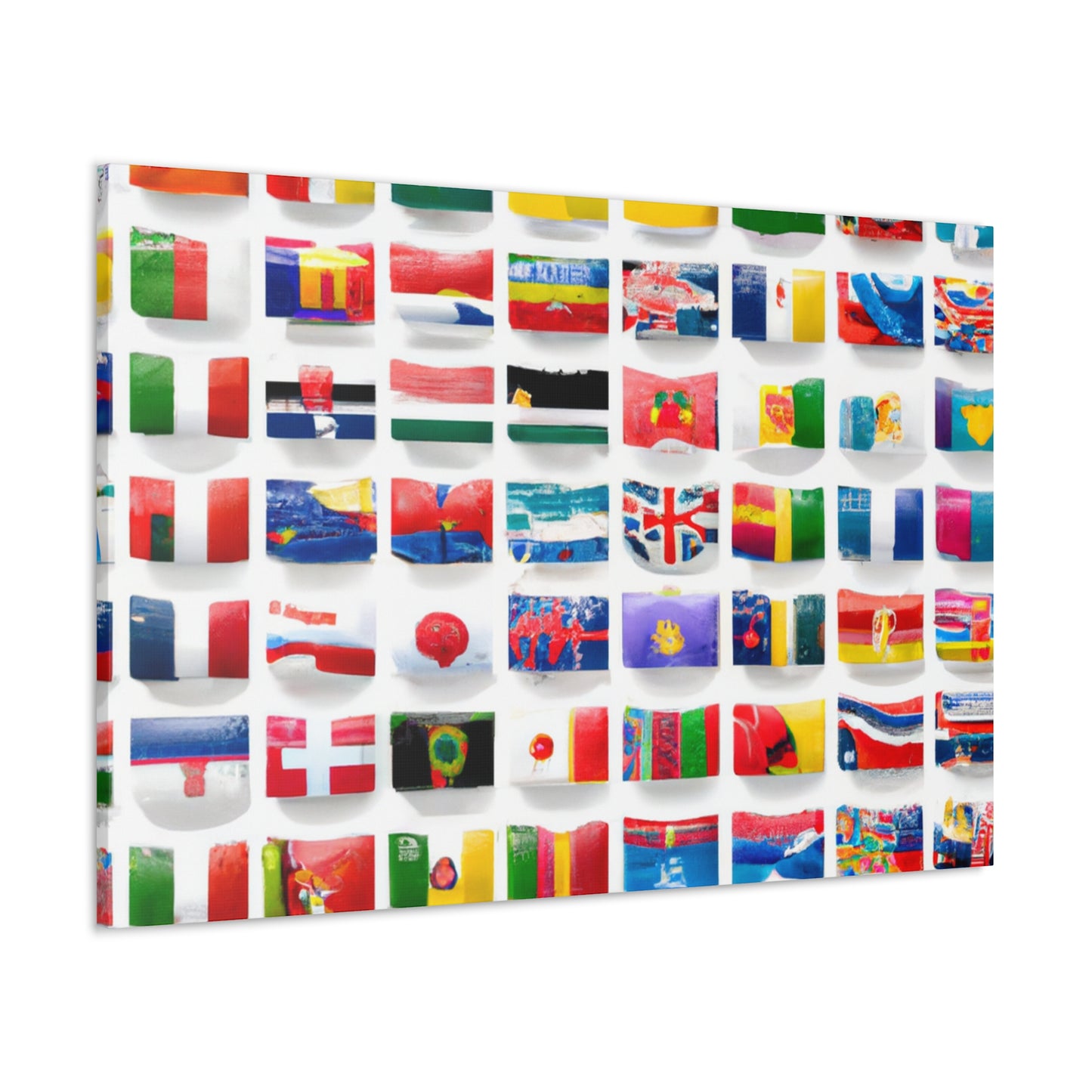 Herbert Sheridan-Williams - Flags Of The World Canvas Wall Art