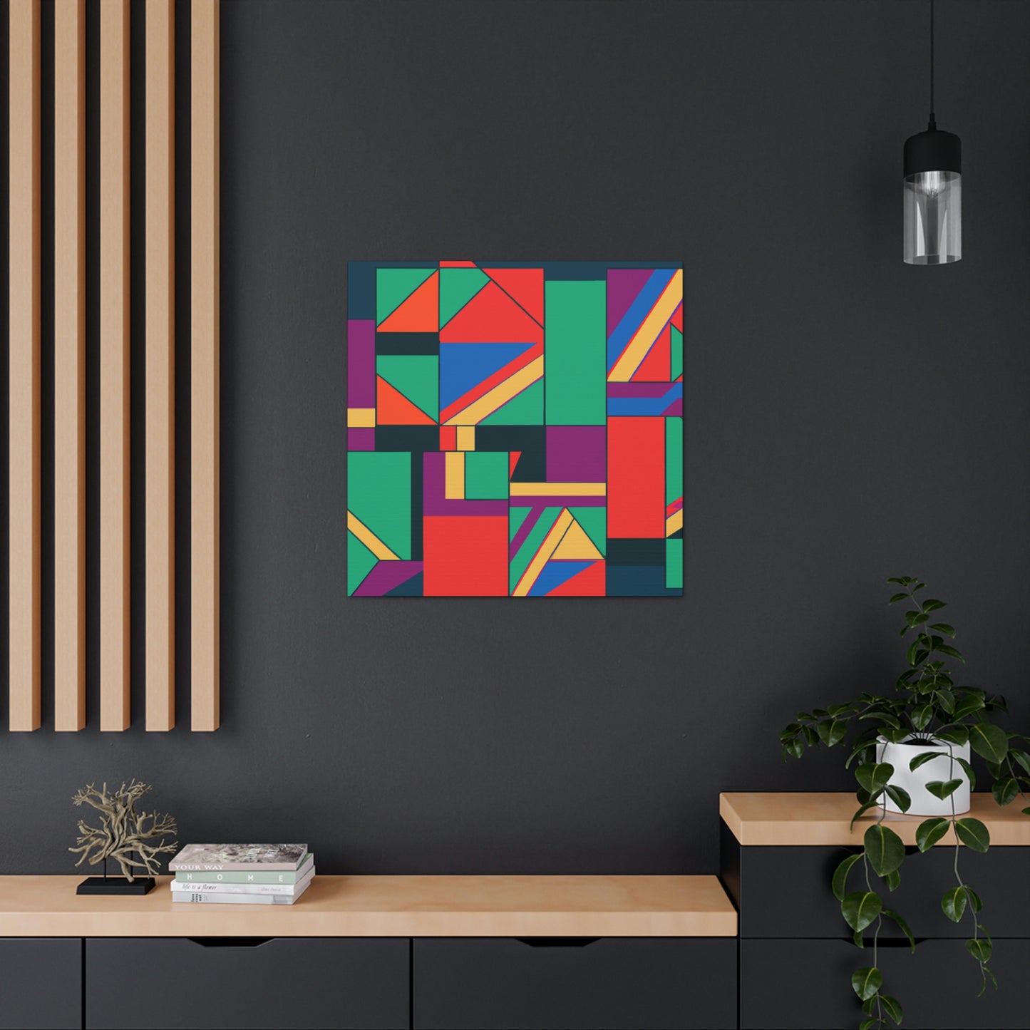 John Clikwell - Geometric Canvas Wall Art