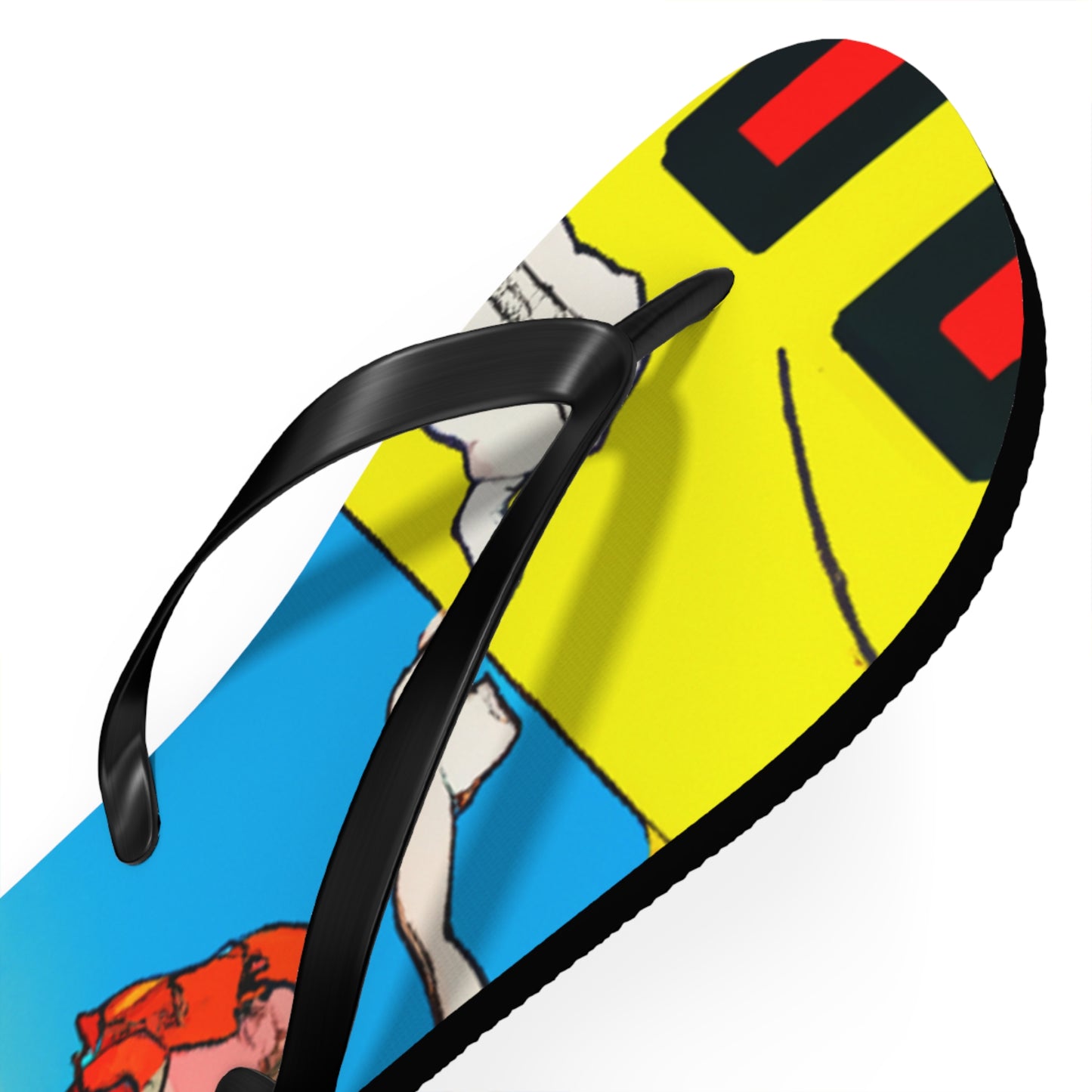 Super Bolt Lightning - Comics Collector Flip Flop Beach Sandals