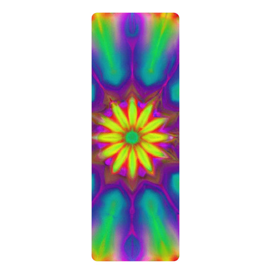 Franklin "Fro" Masterson - Psychedelic Yoga Exercise Workout Mat - 24″ x 68"