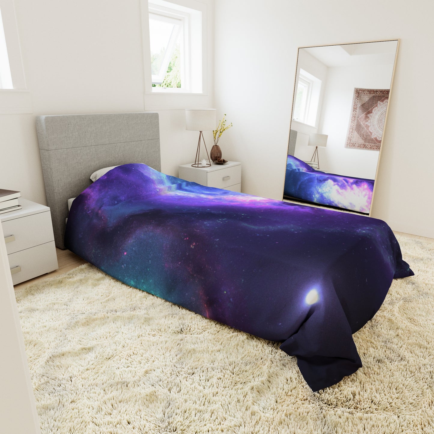 The Dream Weaver: A 1950's American Dream - Astronomy Duvet Bed Cover