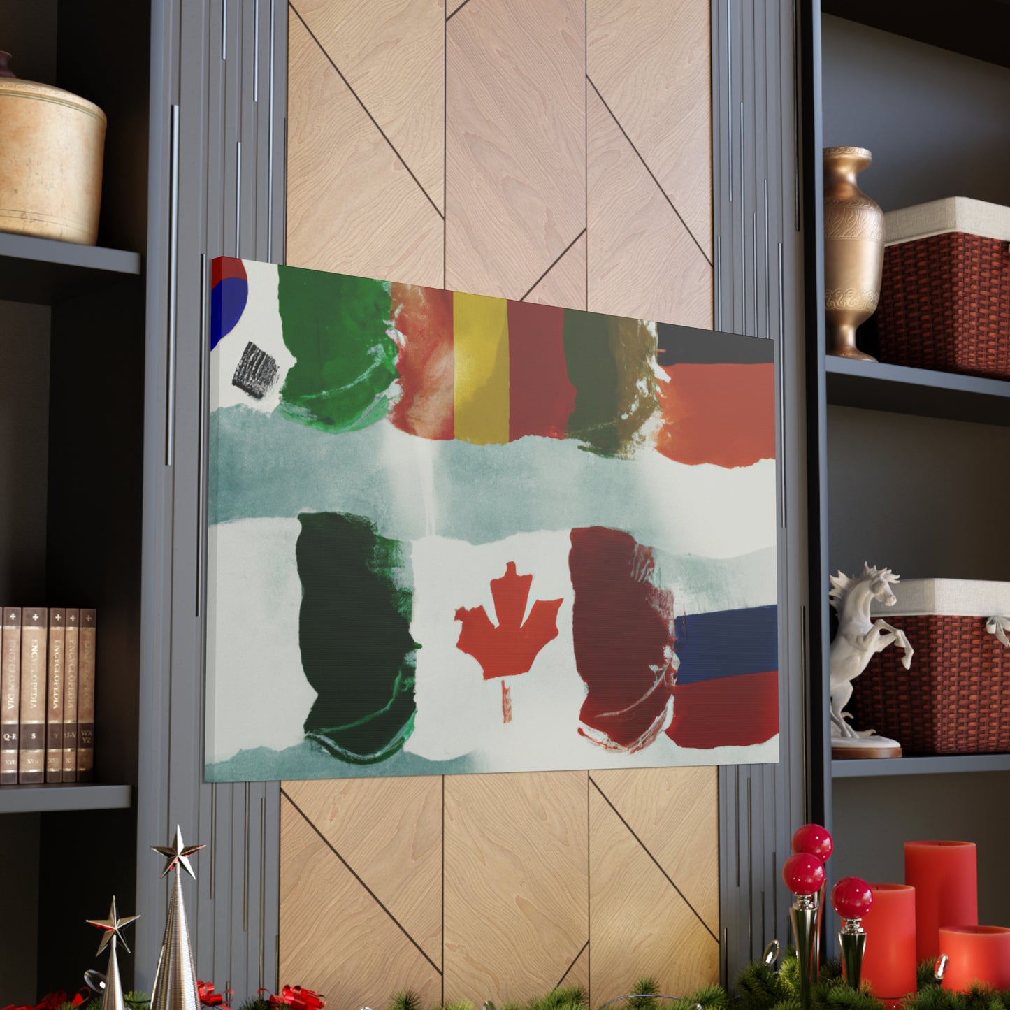 Emilie Banning-Gray - Flags Of The World Canvas Wall Art