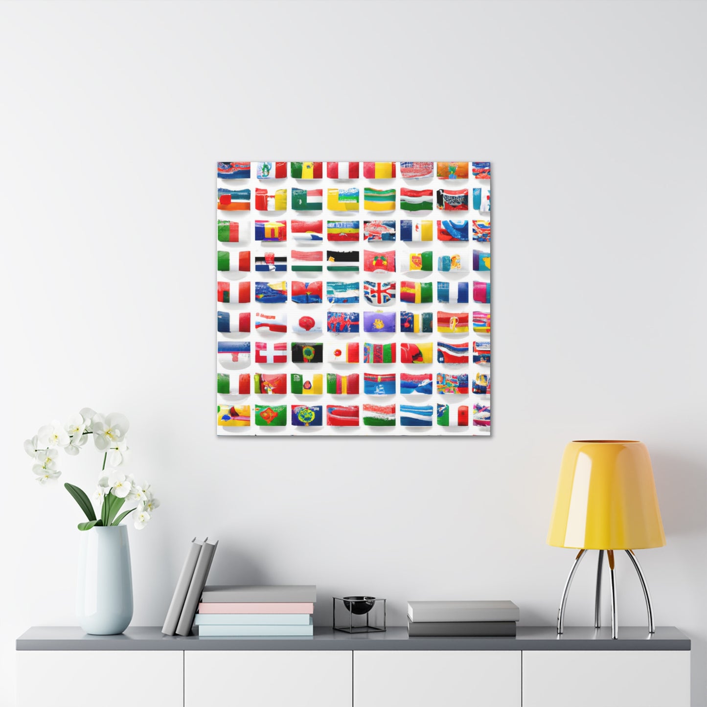 Herbert Sheridan-Williams - Flags Of The World Canvas Wall Art