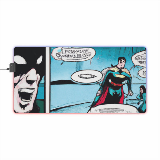 Smiley McJitterbug - Comic Book Collector LED Light Up Gaming Mouse Pad