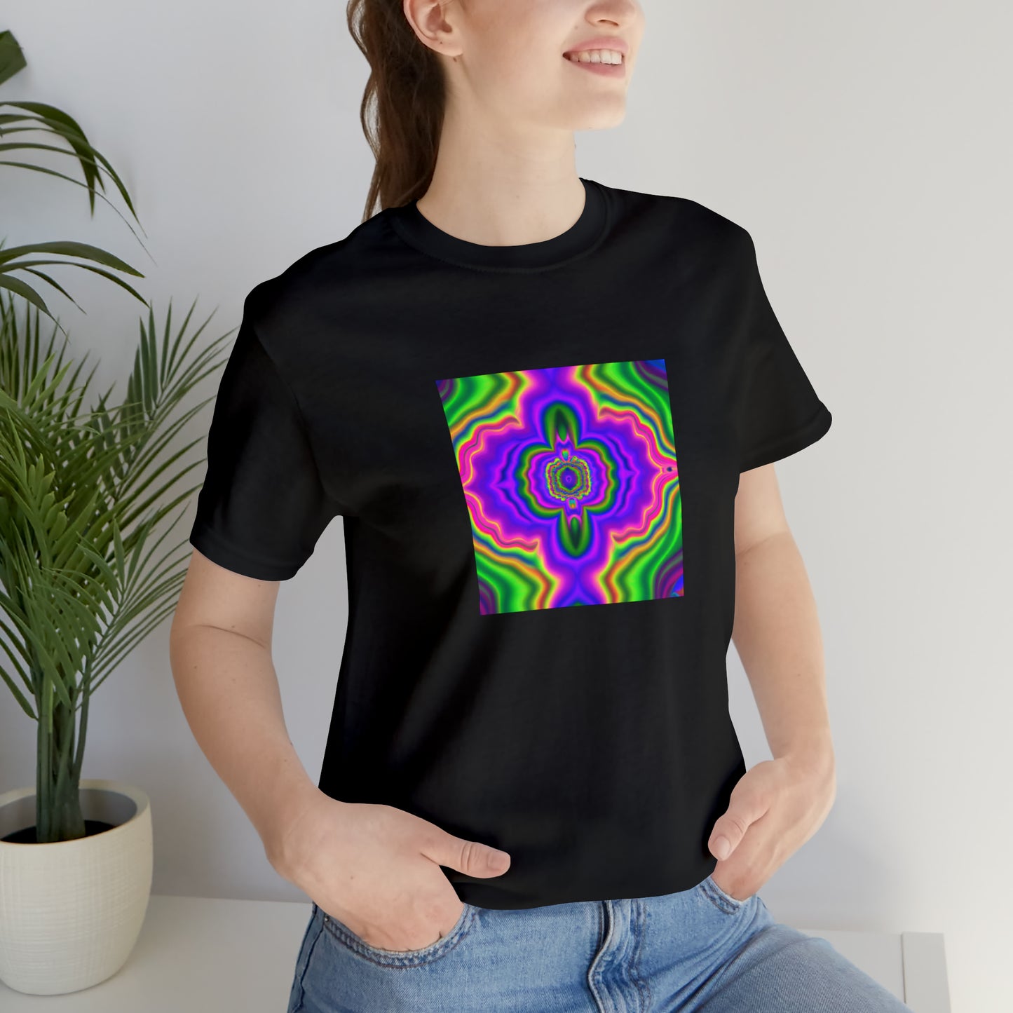 Dottie DuPont - - Psychedelic Trippy Pattern Tee Shirt