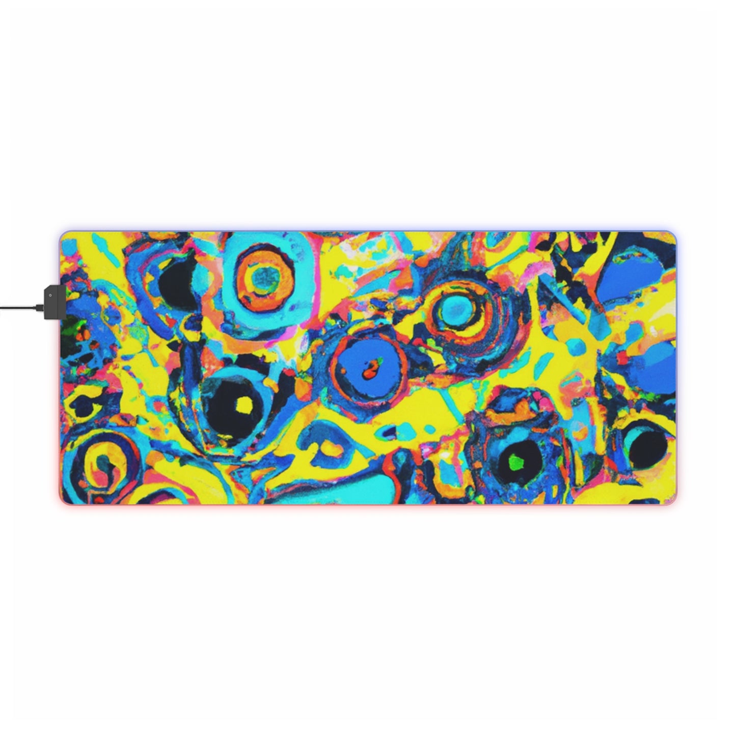 Sally Sailor - Psychedelic Trippy LED Light Up Gaming Mouse Pad