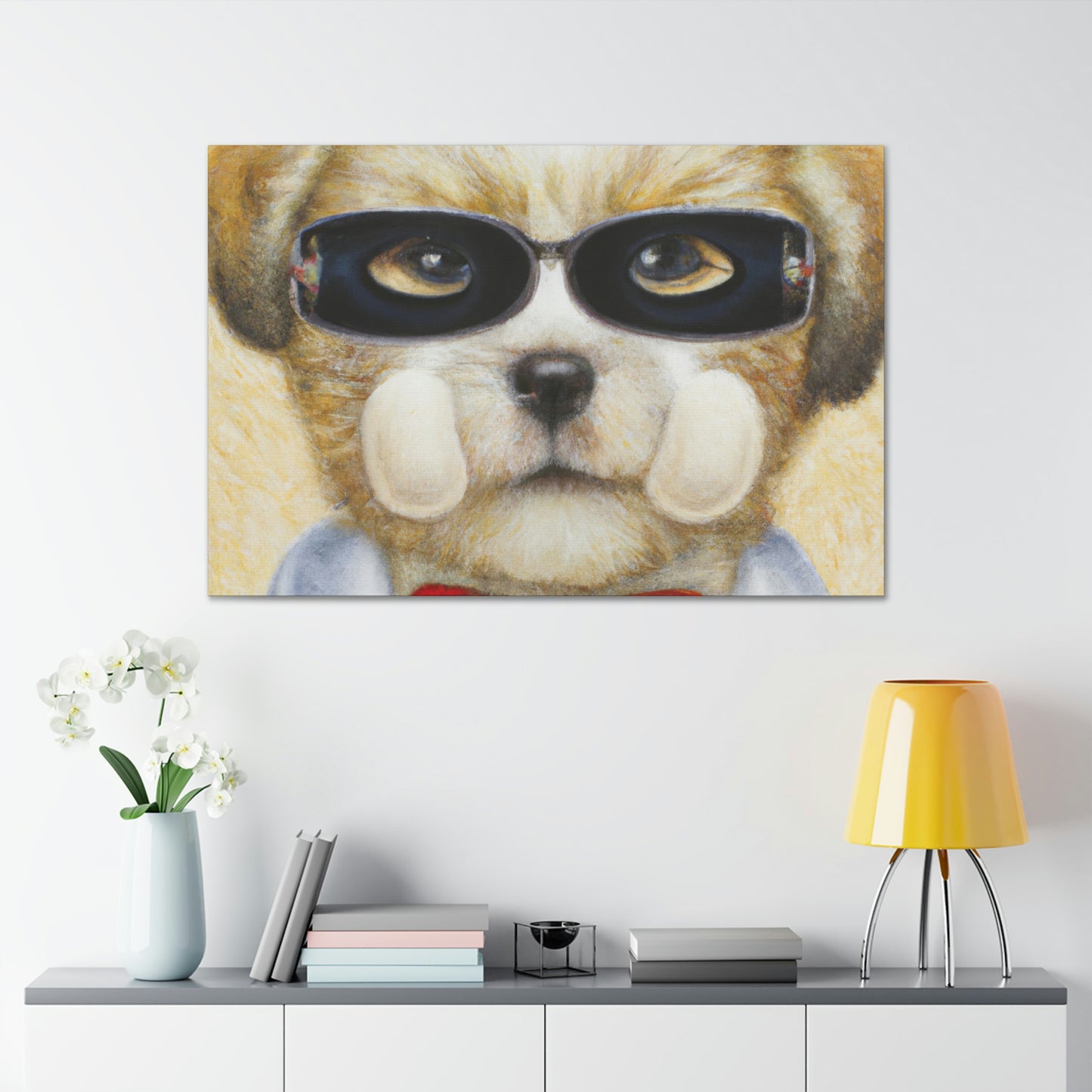 Scoop Snarfnoodle - Dog Lovers Canvas Wall Art