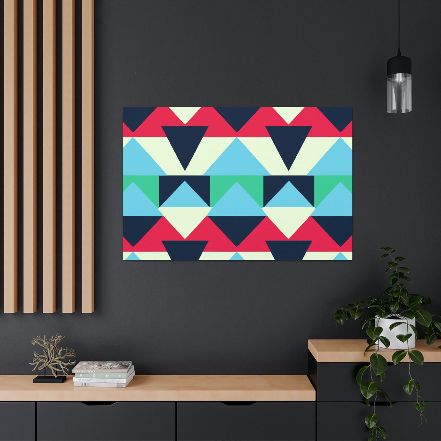 Edwinna Darwin - Geometric Canvas Wall Art