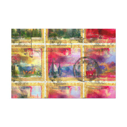 Cultural Celebrations: A Global Series of Stamps. - Postage Stamp Collector Canvas Wall Art