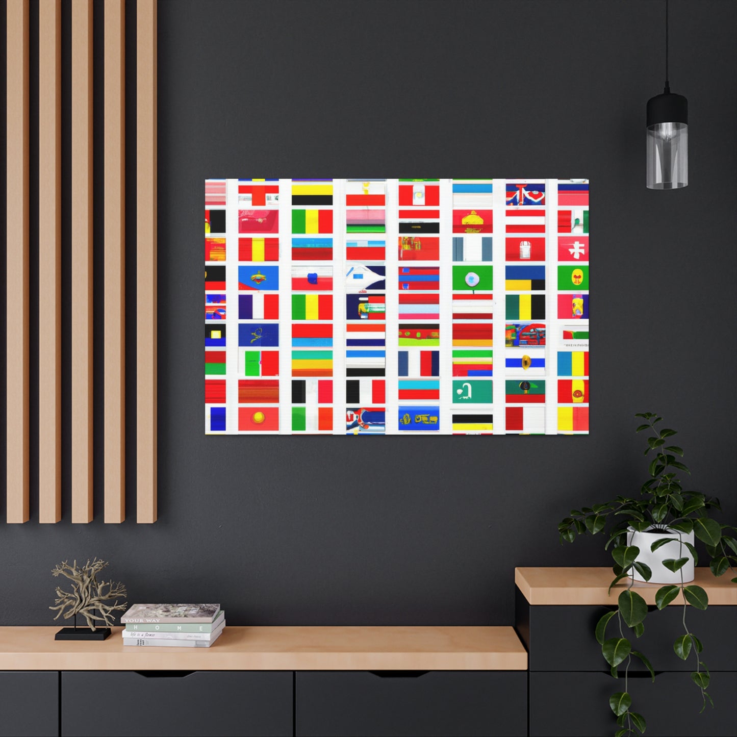 John Gable, Flag Designer - Flags Of The World Canvas Wall Art