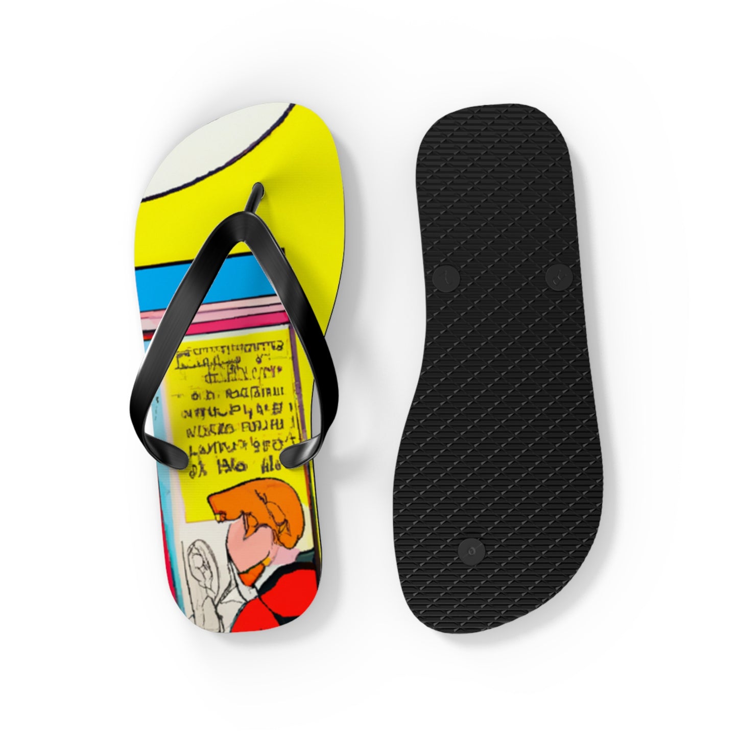 Super Bolt Lightning - Comics Collector Flip Flop Beach Sandals