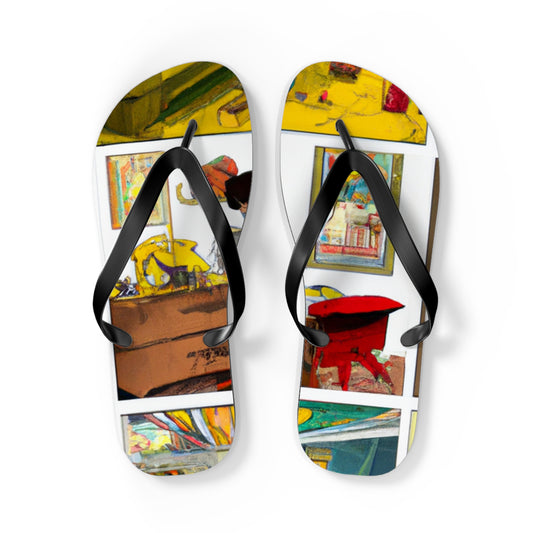 Captain Quantum - Comics Collector Flip Flop Beach Sandals