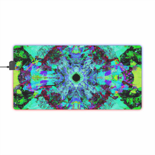 Rocky Rocketman - Psychedelic Trippy LED Light Up Gaming Mouse Pad