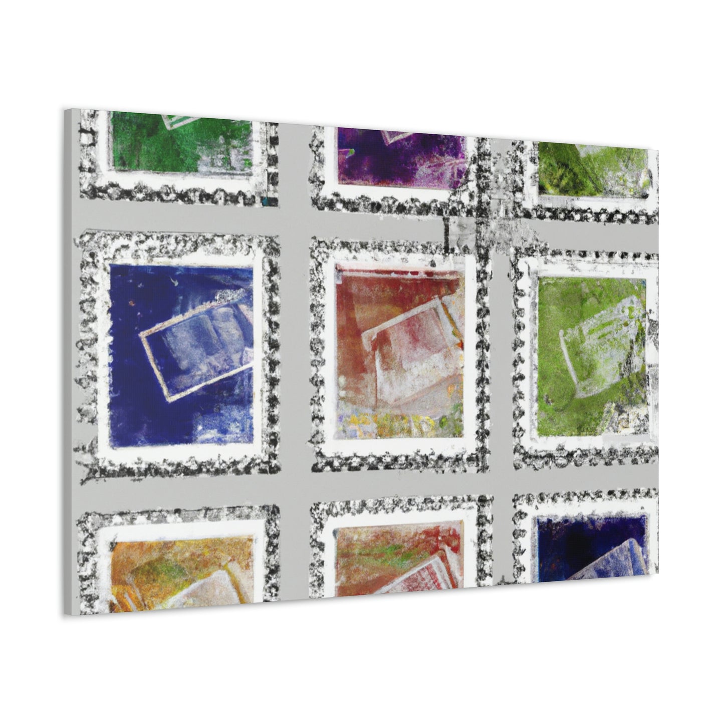 "Global Stamps" - Canvas