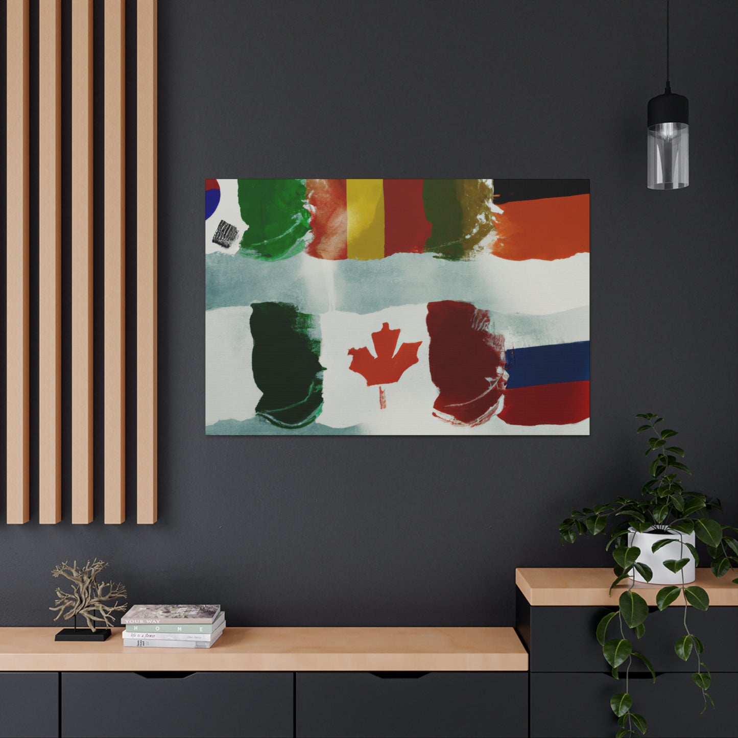 Emilie Banning-Gray - Flags Of The World Canvas Wall Art