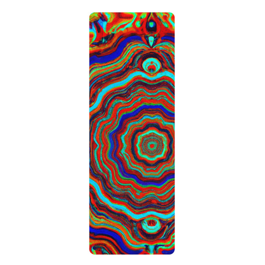 Miles Emberlight - Psychedelic Yoga Exercise Workout Mat - 24″ x 68"