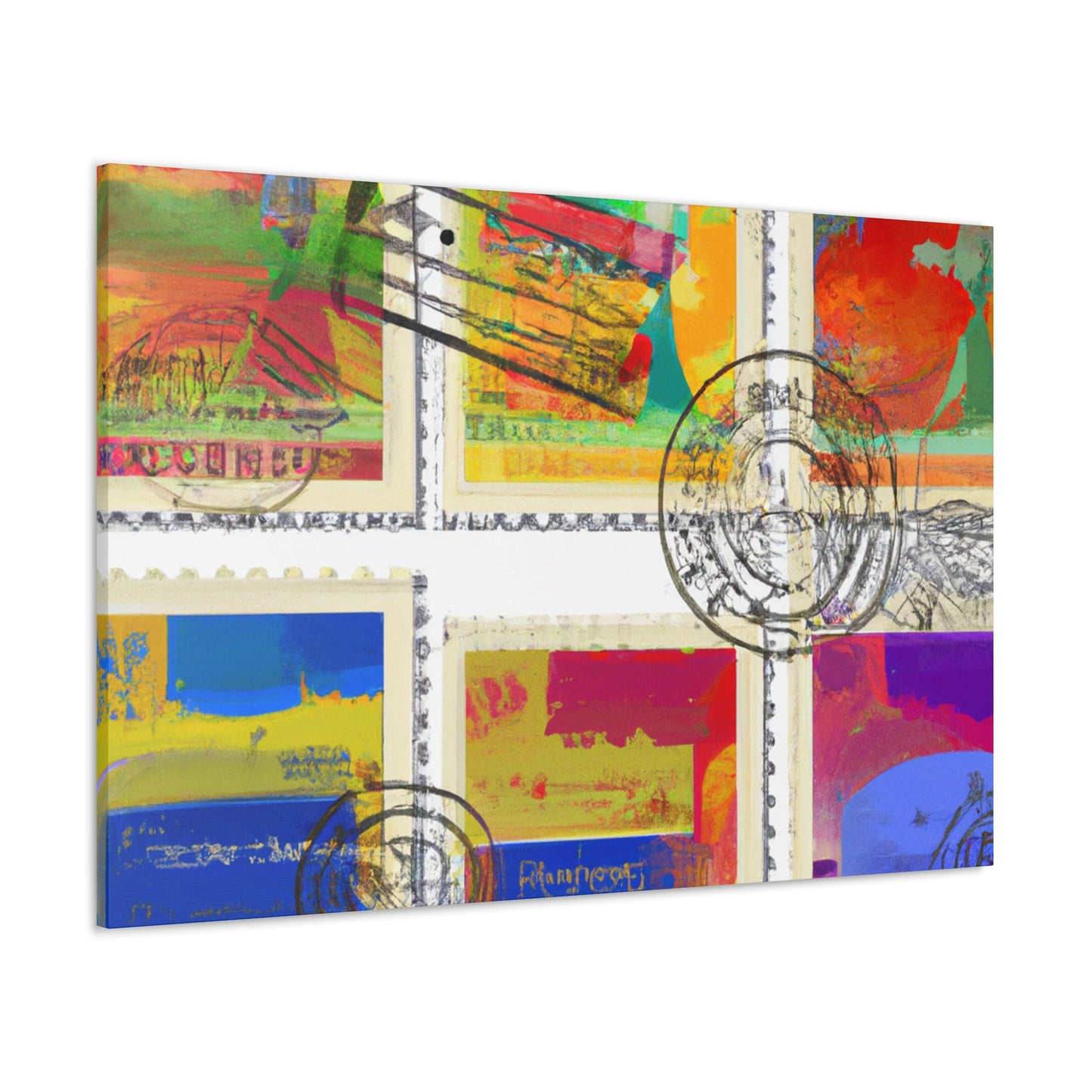 Forever Global Adventurestamps - Postage Stamp Collector Canvas Wall Art