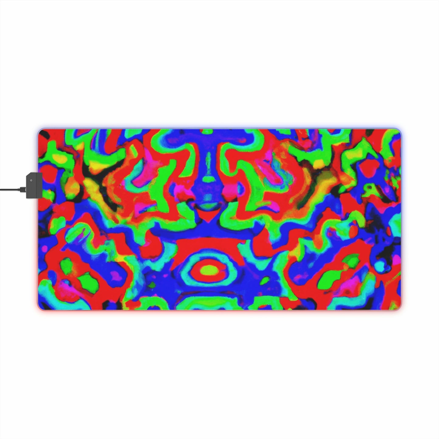 Rocko "The Robot" Rutherford - Psychedelic Trippy LED Light Up Gaming Mouse Pad
