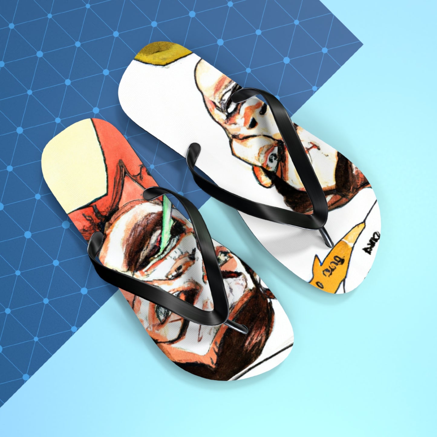 Sproosh Swiftly - Comics Collector Flip Flop Beach Sandals