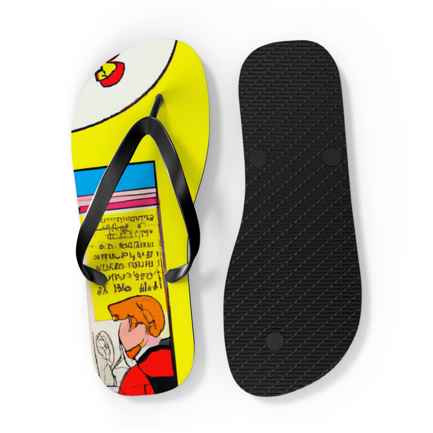 Super Bolt Lightning - Comics Collector Flip Flop Beach Sandals