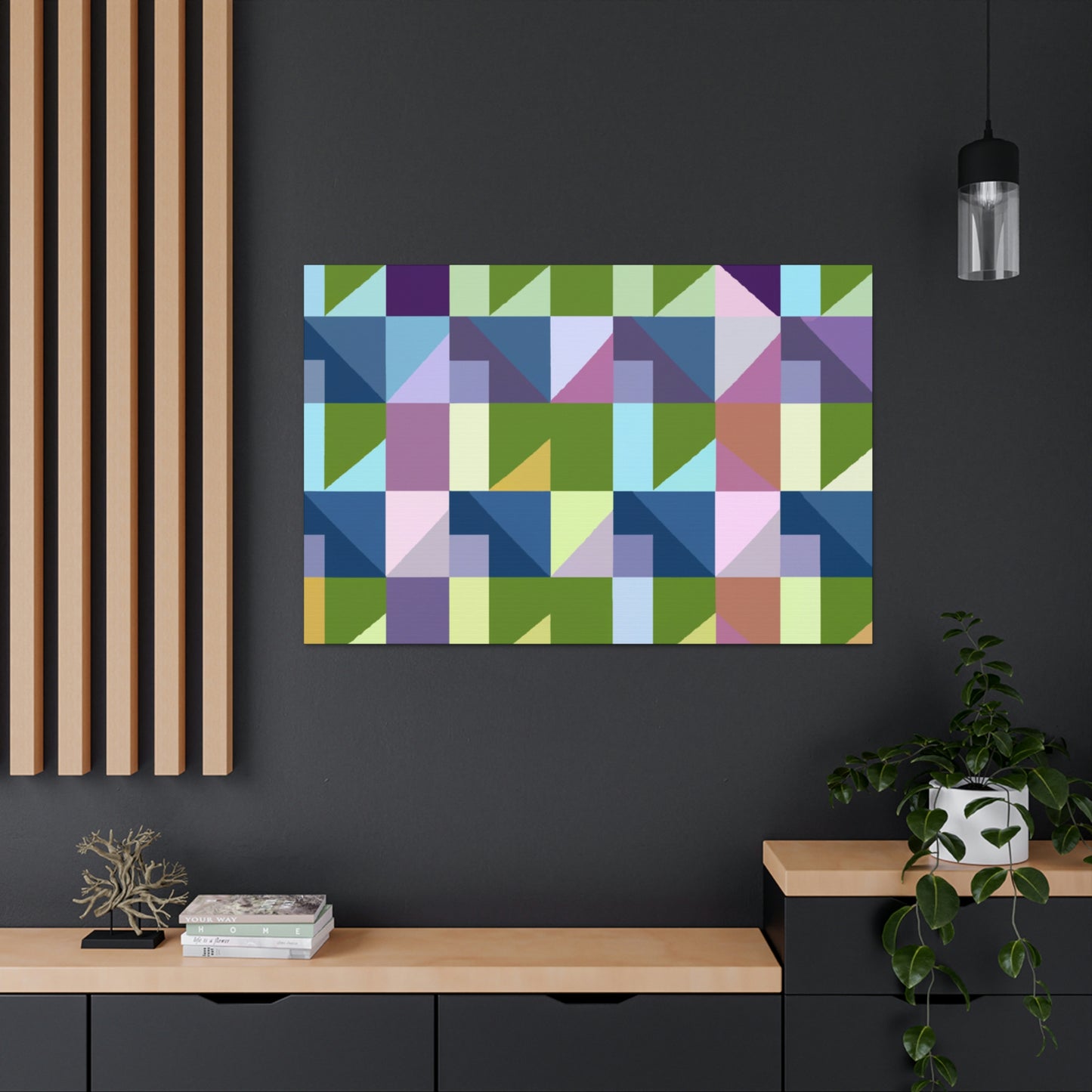 Lillianne Faraday - Geometric Canvas Wall Art