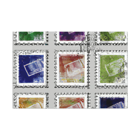"Global Stamps" - Canvas