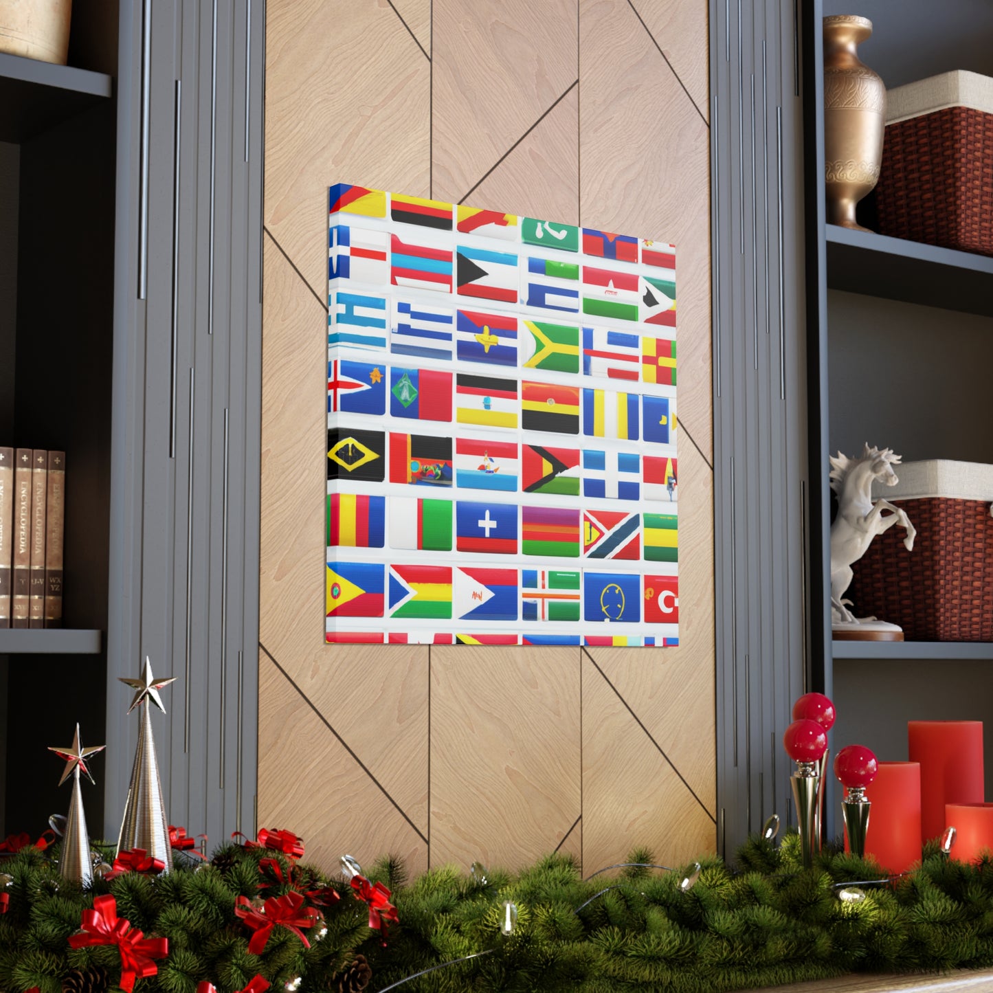 Isabelle Whitcombe - Flags Of The World Canvas Wall Art