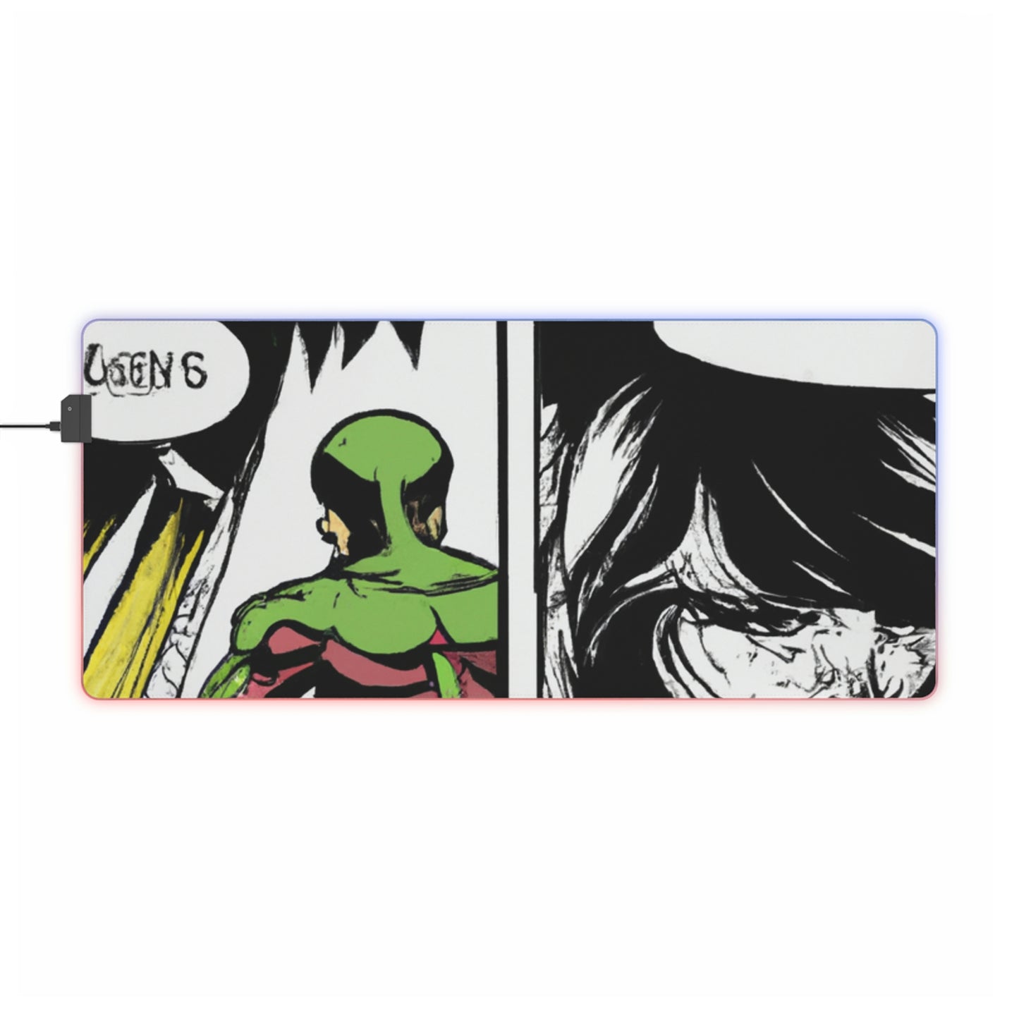 Rocky "The Rocket" Reynolds - Comic Book Collector LED Light Up Gaming Mouse Pad