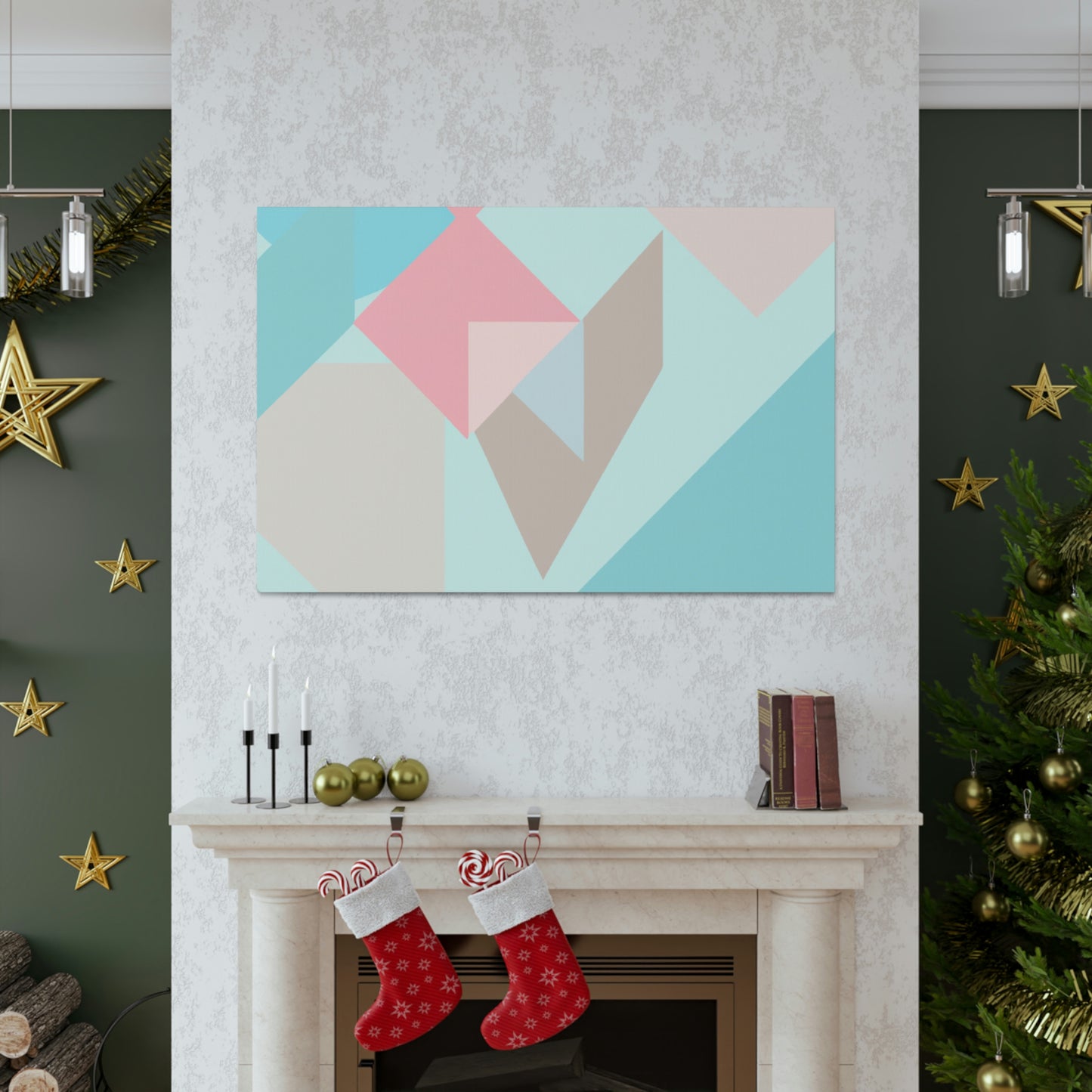 Abigail Edison - Geometric Canvas Wall Art