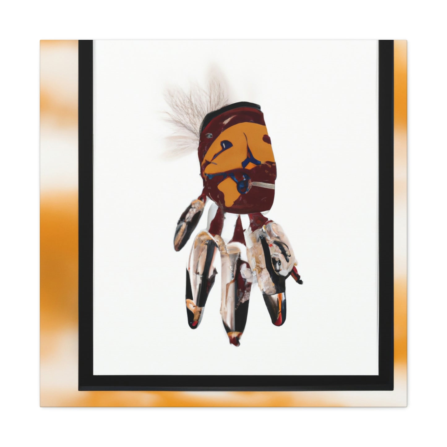 Little Deer - Native American Indian Canvas Wall Art