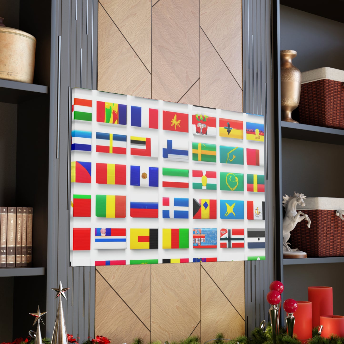 's name

John Bellamy Wilson - Flags Of The World Canvas Wall Art