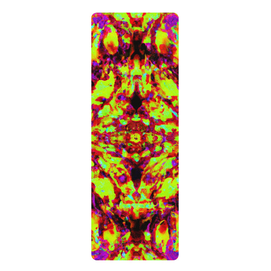 Izik Weinstein - Psychedelic Yoga Exercise Workout Mat - 24″ x 68"