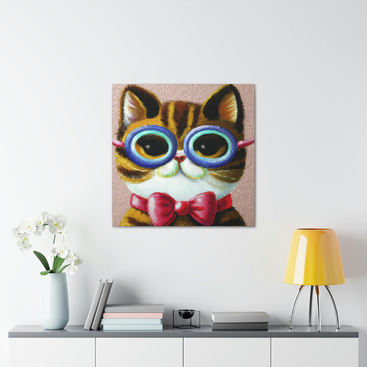 .

Felix Fluffers - Cat Lovers Canvas Wall Art