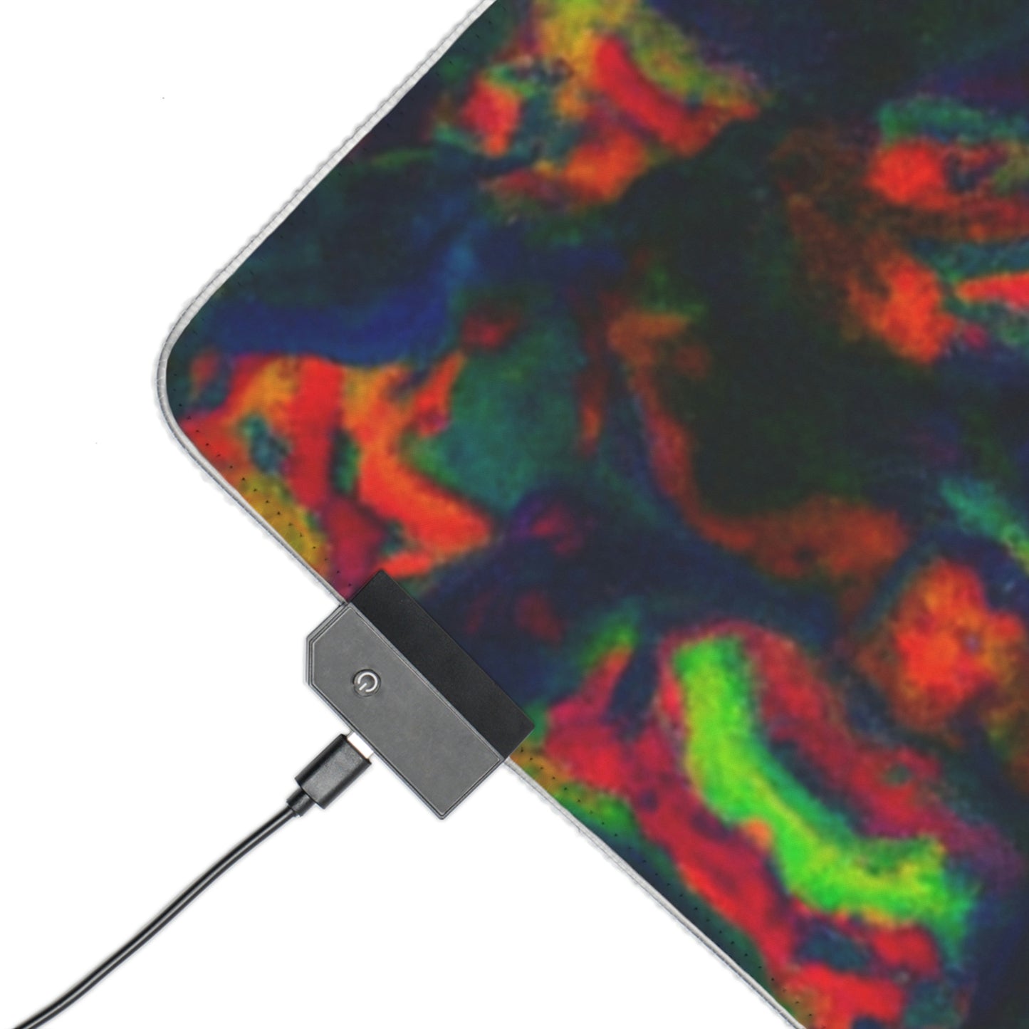 Skip 'n' Glide - Psychedelic Trippy LED Light Up Gaming Mouse Pad