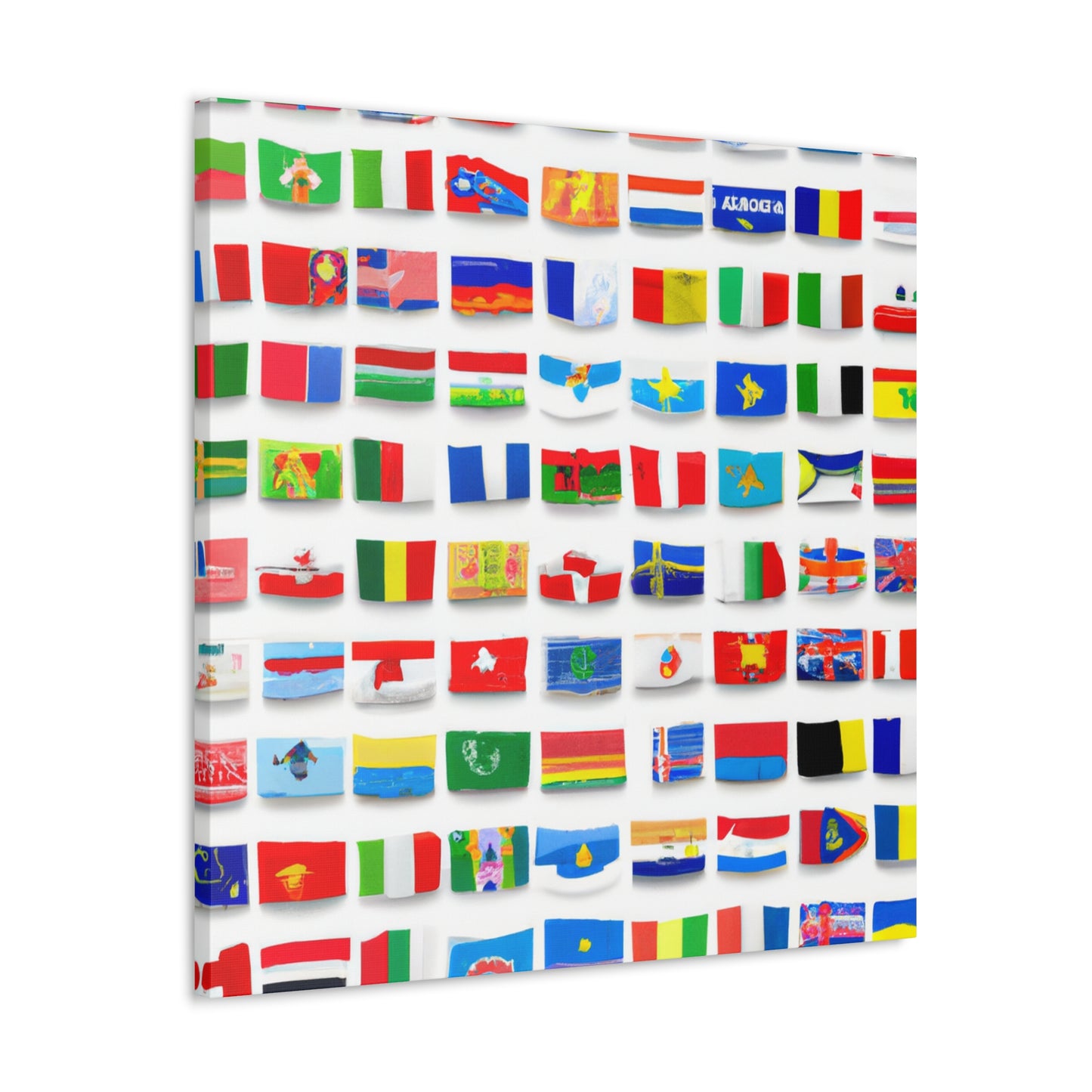 Adelina Frizzell. - Flags Of The World Canvas Wall Art