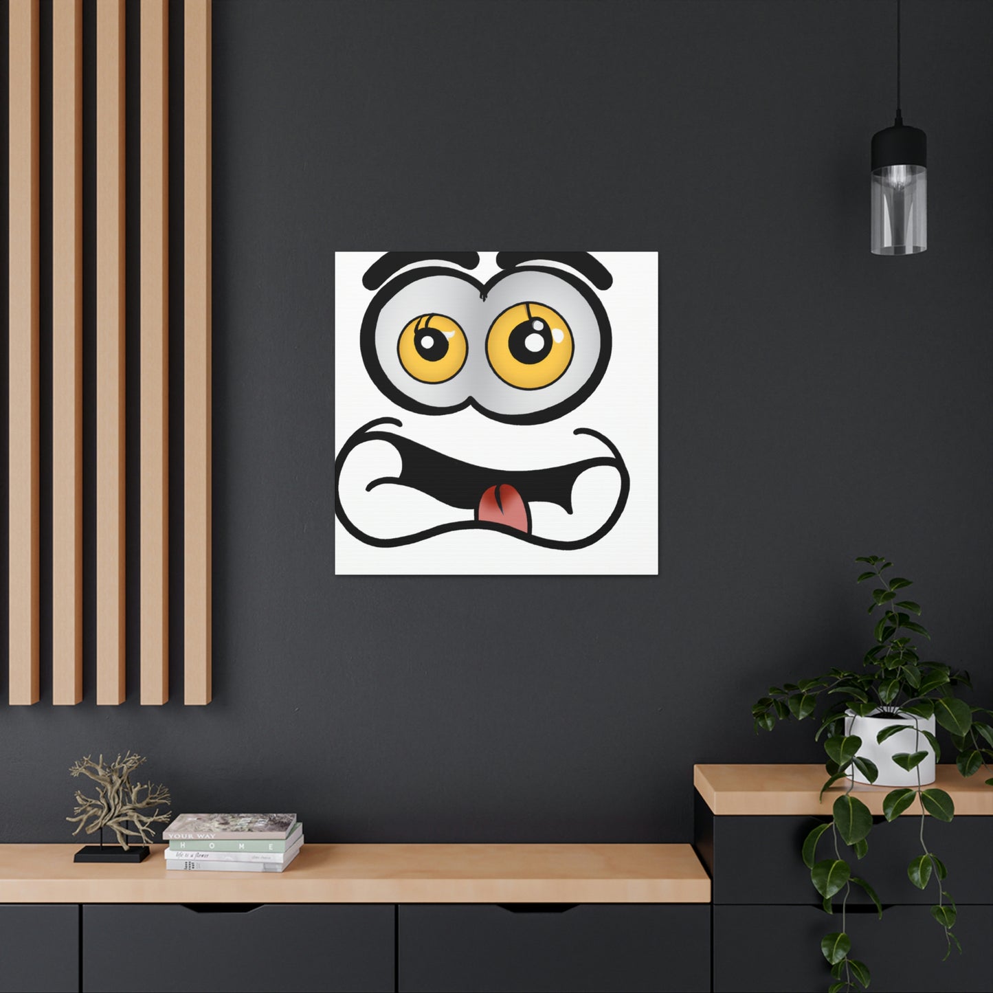 Edgar Turner - Cartoon Collector Canvas Wall Art